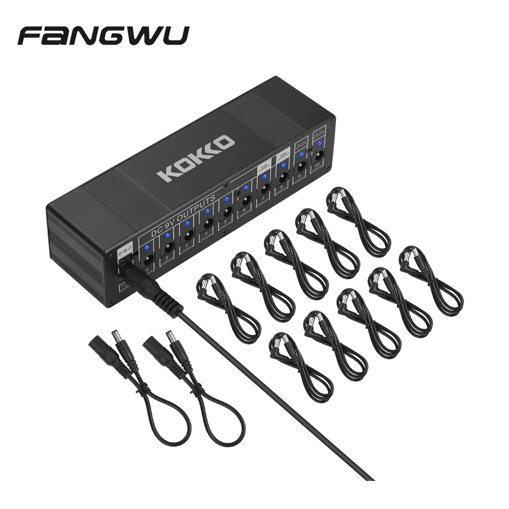 

Factory Professional Guitar Pedal Effects Power Supply, Black