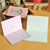 wholesale birthday greeting thank you gift note card 7*11cm packaging envelope.