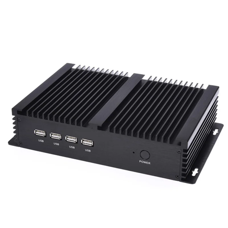 

Partaker Fanless mini industrial computer Core i5 3317U 1037U 1007U XP Linux Mini pc 4 RS232 Single Lan OEM PC