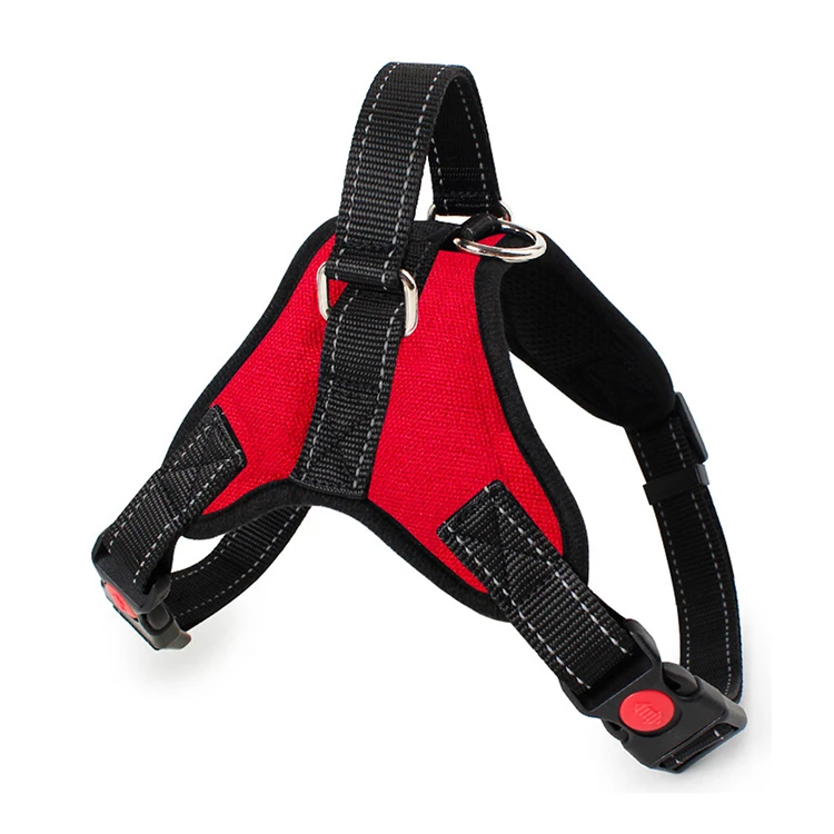 

Fast delivery the best Pet dog harness vest reflective pet vest harness soft, Blue/red/black/purple/camouflage/flag