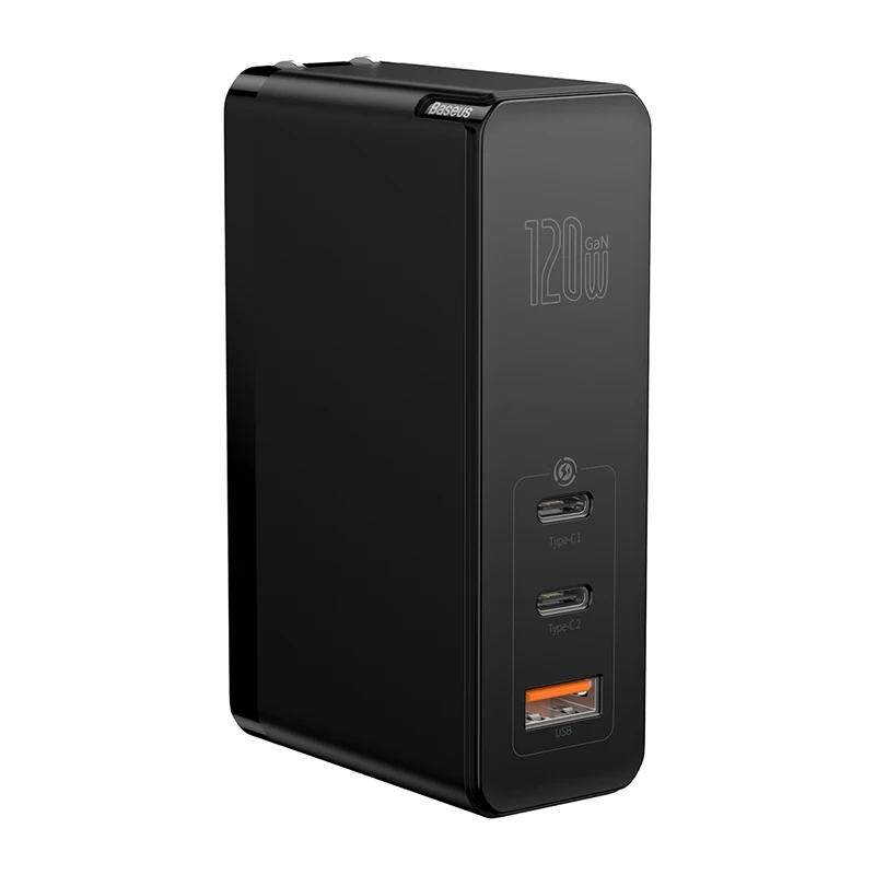 

GaN 120W USB Laptop Wall Charger USB Smart Mobile Phone Charge With 100W Type-C Cable