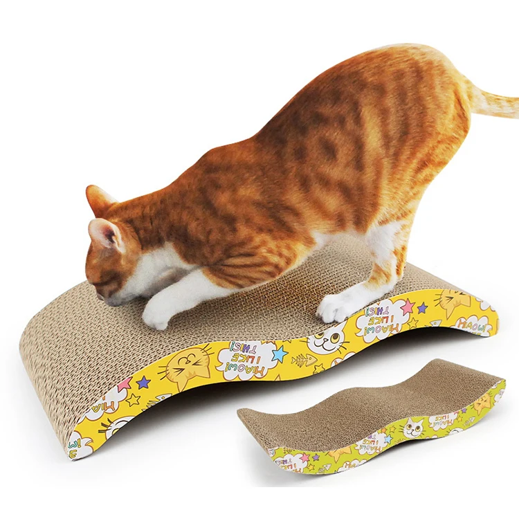 

High Quality M Shape Cat Corrugated Scratcher Board, As pictures