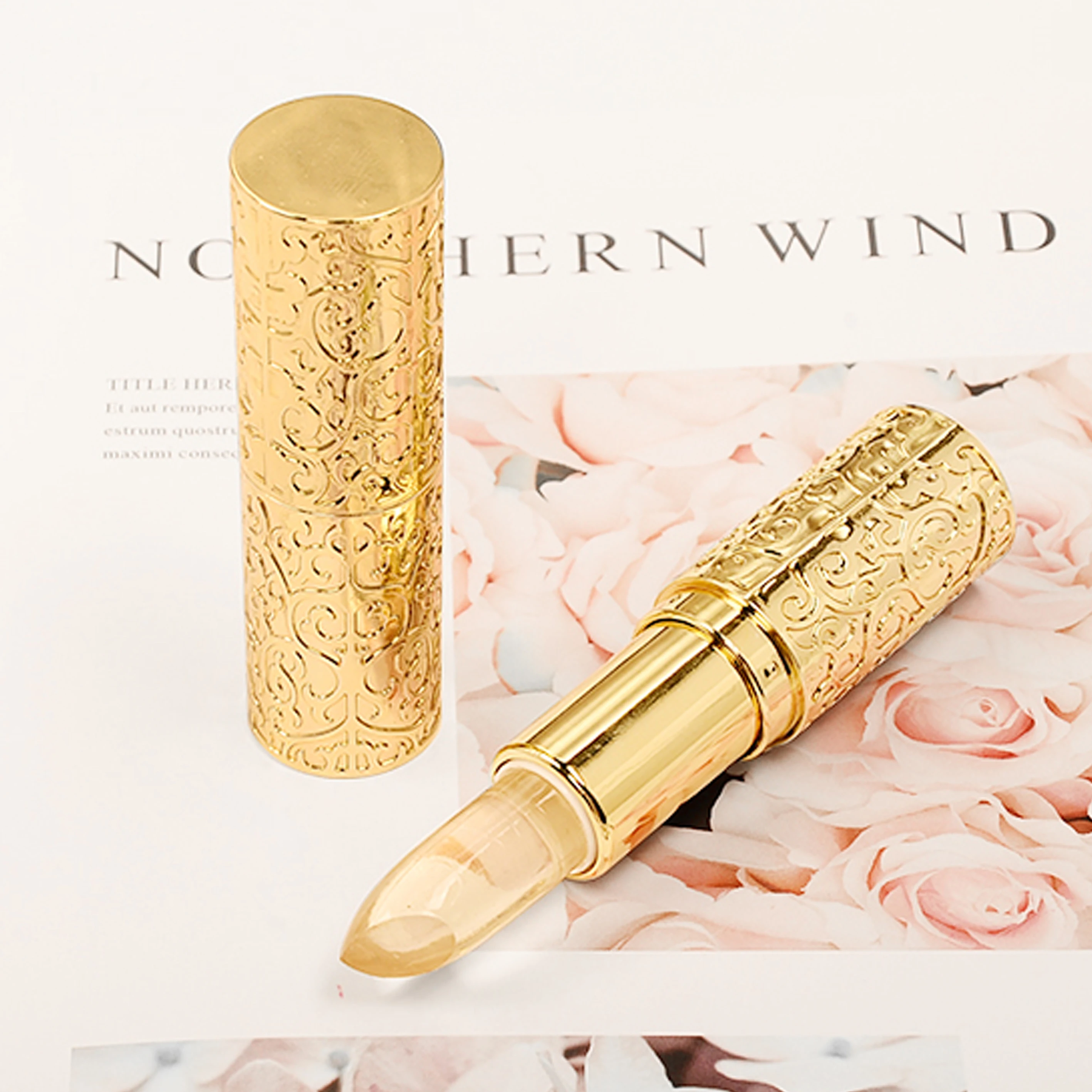 

Factory Wholesale Cheap Water Proof Temperature Changed Women Lipstick, 7 colors