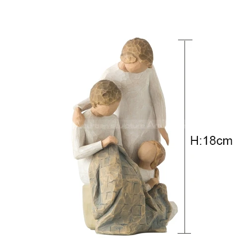 

Gifts Antique Resin Crafts Sculpted Figure Generations Family Figurine