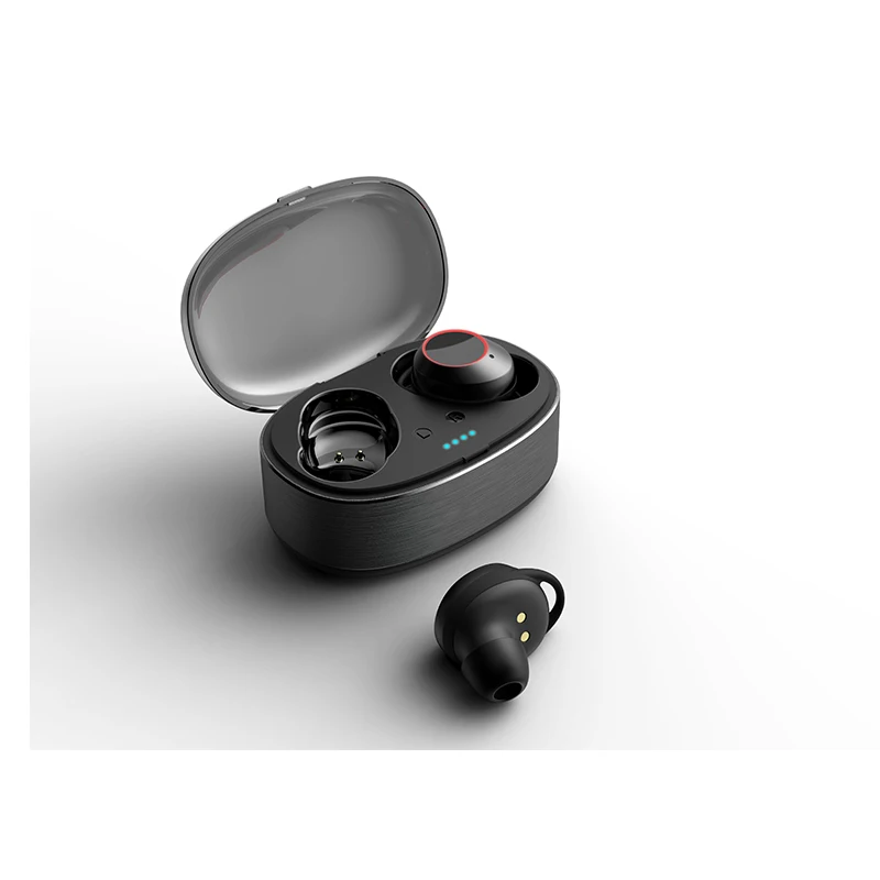 

aluminum alloy IPX 7 waterproof wireless earbuds headphone bluetooth, Black, white