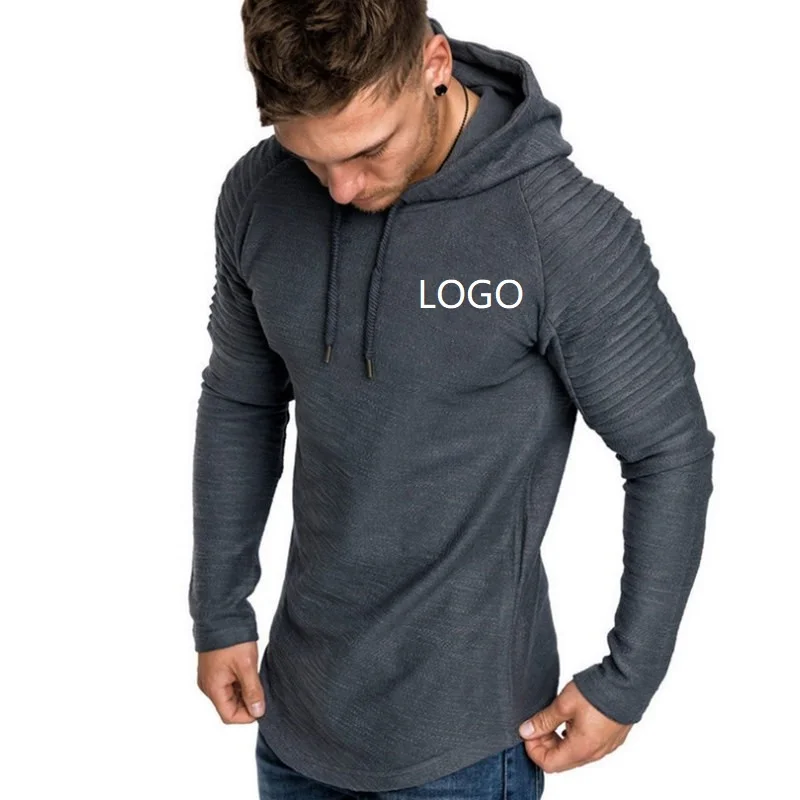 

Multiple Colour Custom Logo High Quality Blank Sweatshirt Wholesale Gym Pullover Plain Gym Mens Hoodie Oversize