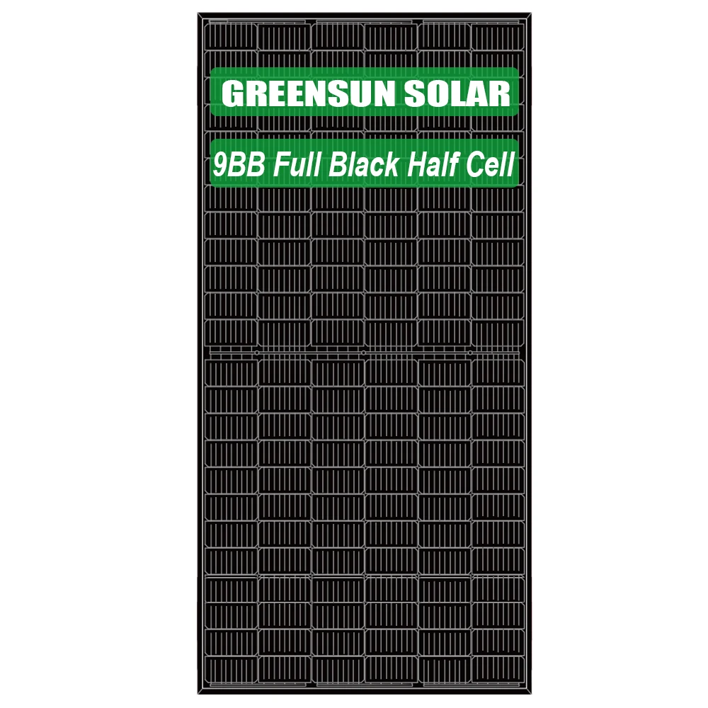 300W 400W 500W 450Watt Store Solar Panel Black Frame Roof 9Bb Half Cell Canadian Solar Panel 450W