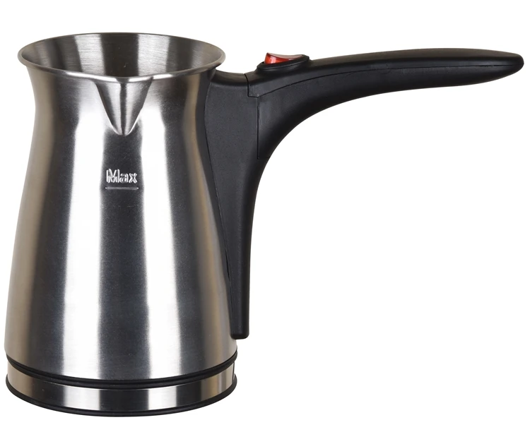 Turkish Coffee and Greek Coffee Pot Stainless Steel with Long Handle 400 ML 