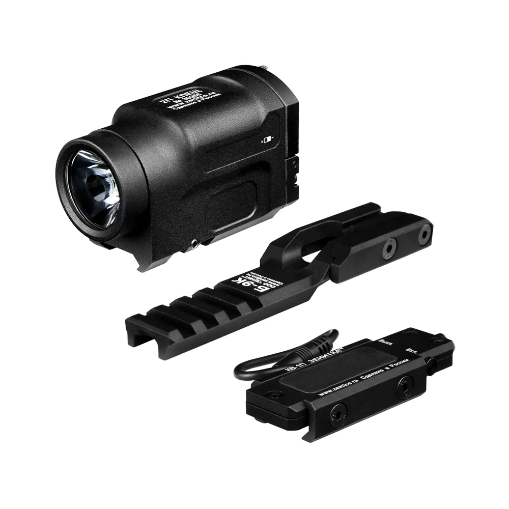 

New arrival AK-SD White LED GEN 2 Tactical Flashlight Gun Light Come With Shown Mount For Hunting ak47 AK 74, Black/tan