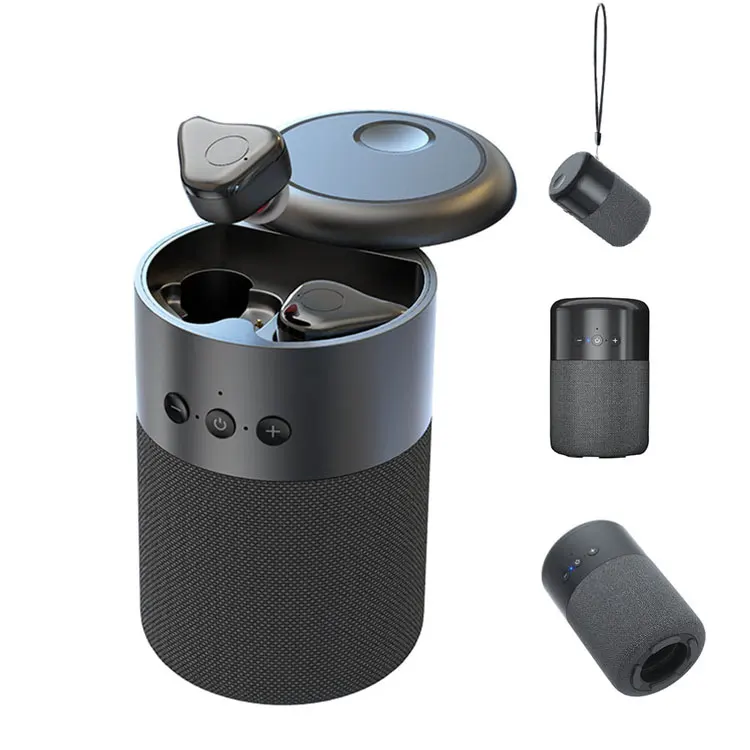 

Mobile Portable Wireless Speaker With Earbud TWS BT 5.1 Mini Sport B20 Earphone Earbud Headphone Headset With Speaker