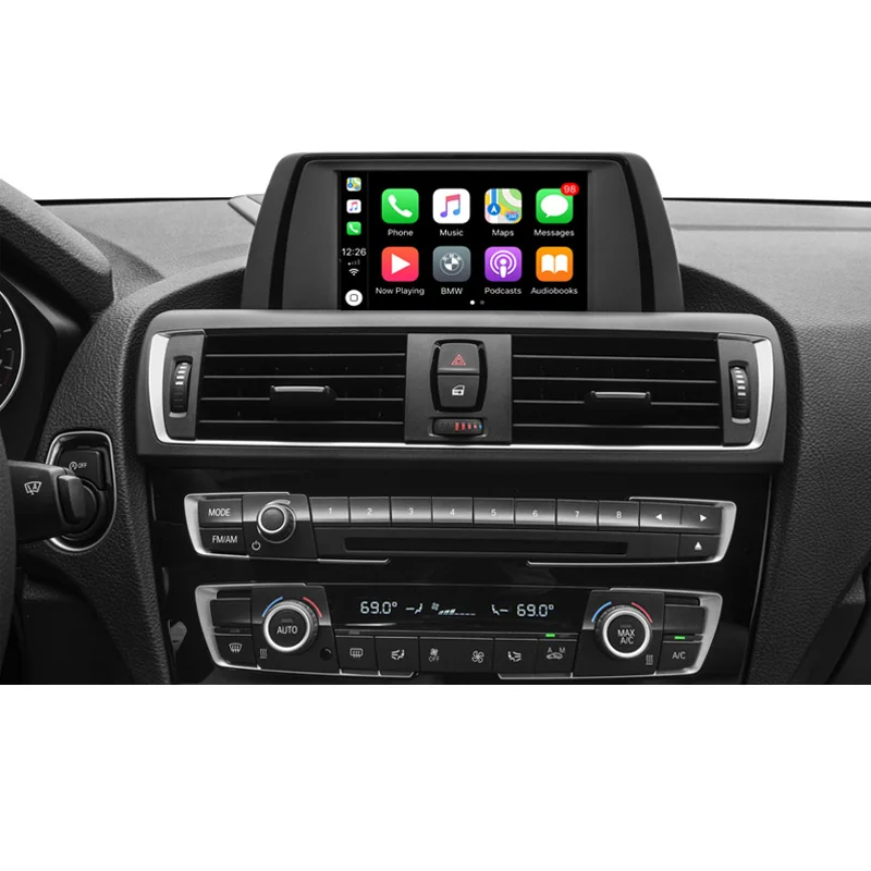 

Wireless Apple CarPlay Android Auto Interface Decoder for BMW E60 E70 E71 E84 F01 F02 F10 F11 F20 F25 F26 F30 F31 NBT CIC system