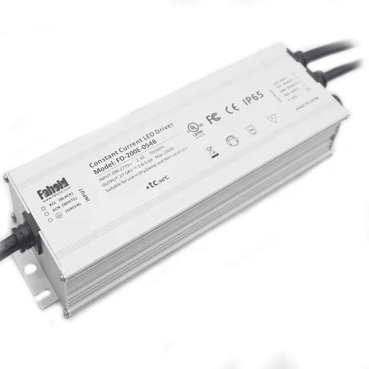 200W Waterproof Constant Current Led Power Switch AC DC Driver for Landscape Lighting