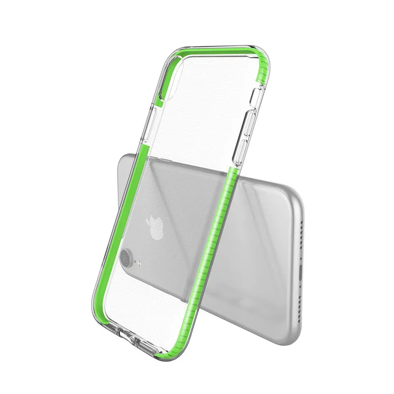 

2019 Wholesale Clear Cell Phone Case Non-slip Soft Luxury Blank TPU Mobile Phone Case for iPhone X, Different colors