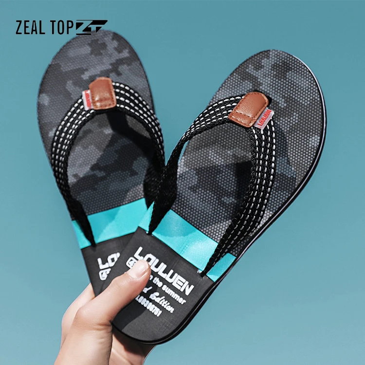 

summer fashion weave Soft EVA Comfortable slide slippers Quick Surf men's flip flops beach sandals