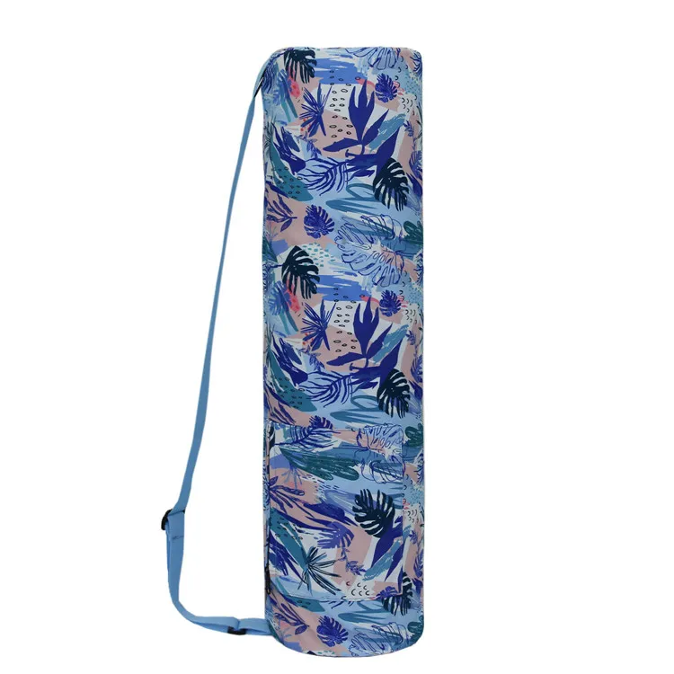 

Heavy Duty Waterproof Outdoor Exercise Gym Yoga Mat Carry Bag with Multi-Functional Storage Pockets, Blue, white, green