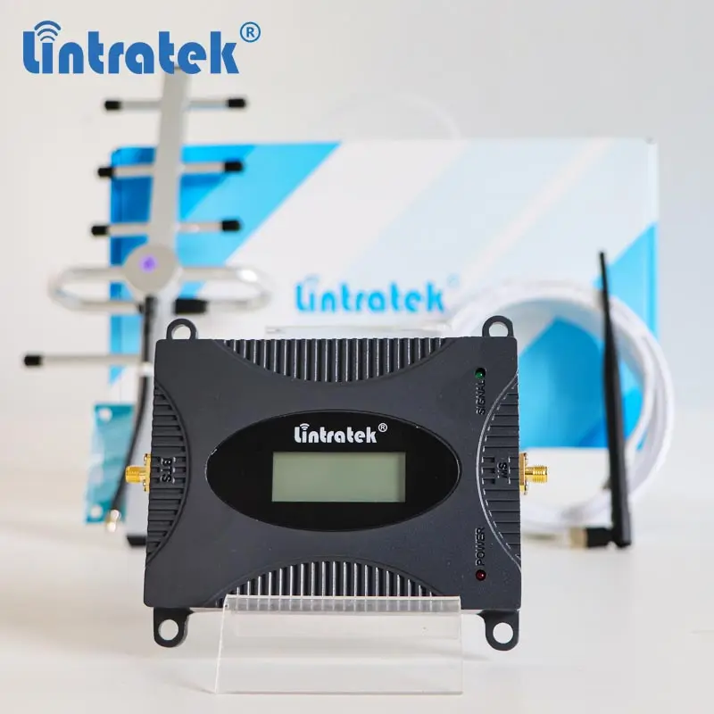

Lintratek 850 900 1800 mhz 2g 3g 4g Signal Booster Tri-band 70dB 23dBm Amplifier Cell Phone CDMA Gsm Dcs Repeater Booster