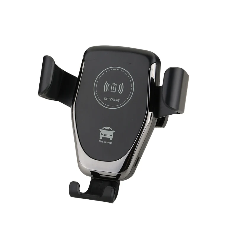 

2020 hot products smart fast automatic gravity phone car holder wireless charging for all Qi phones