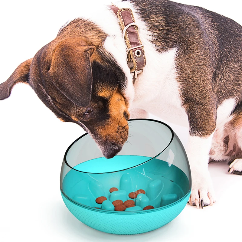 

Dogs Bowl Non-Spill Feed Anti-overturning Pet Slow Feeder for Dogs, Customized color