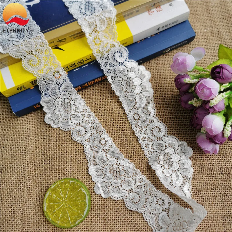 

5.2cm S2381 soft nylon spandex floral edge