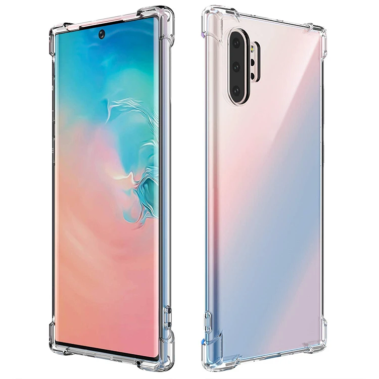 

XINGE Amazon Hot Shockproof Clear Transparent Tpu Phone Case Back Cover For Samsung Galaxy Note 10 Plus