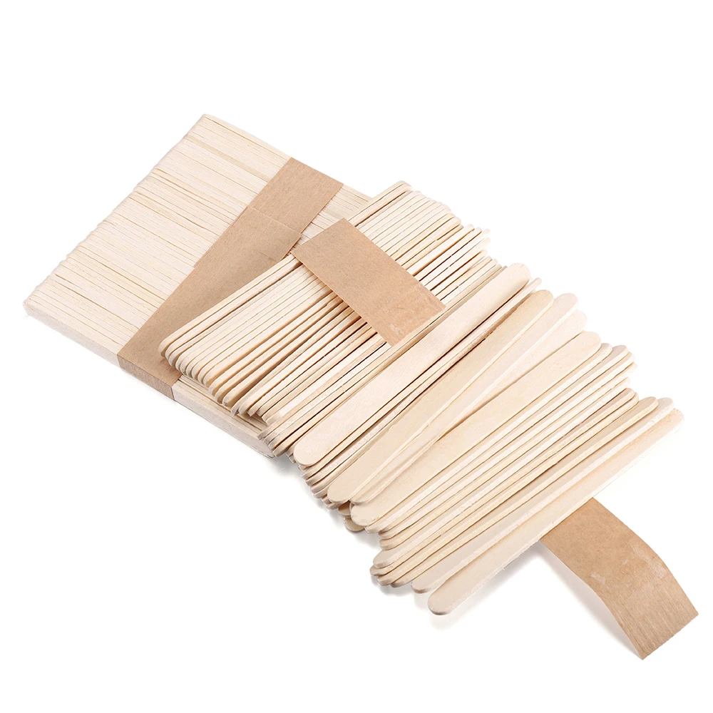 

50-150pcs 11cm Wooden Coffee Tea Ice Cream Popsicle Sticks Beverage Stir Stirrers for DIY Jewely Making UV Resin Sticks Tools, Natural or customized