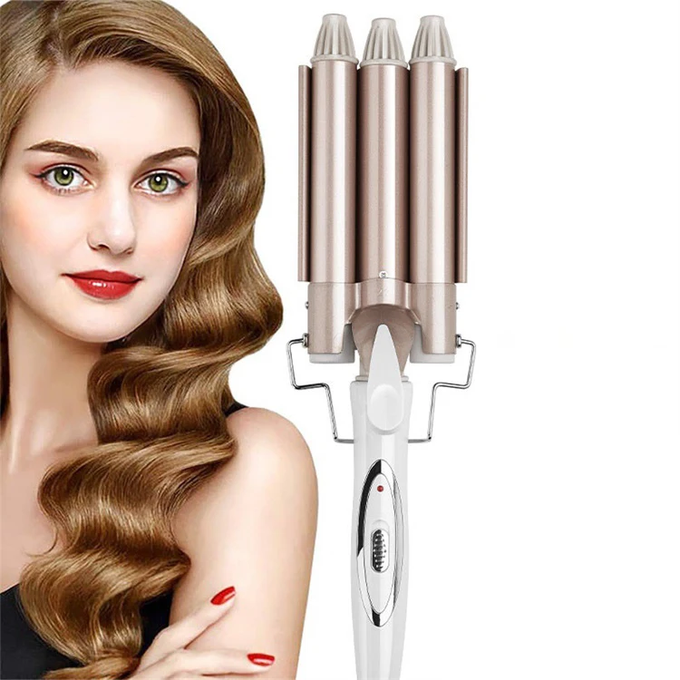 

Electric Adjustable Temperature Wand Wave T3 Curling Iron