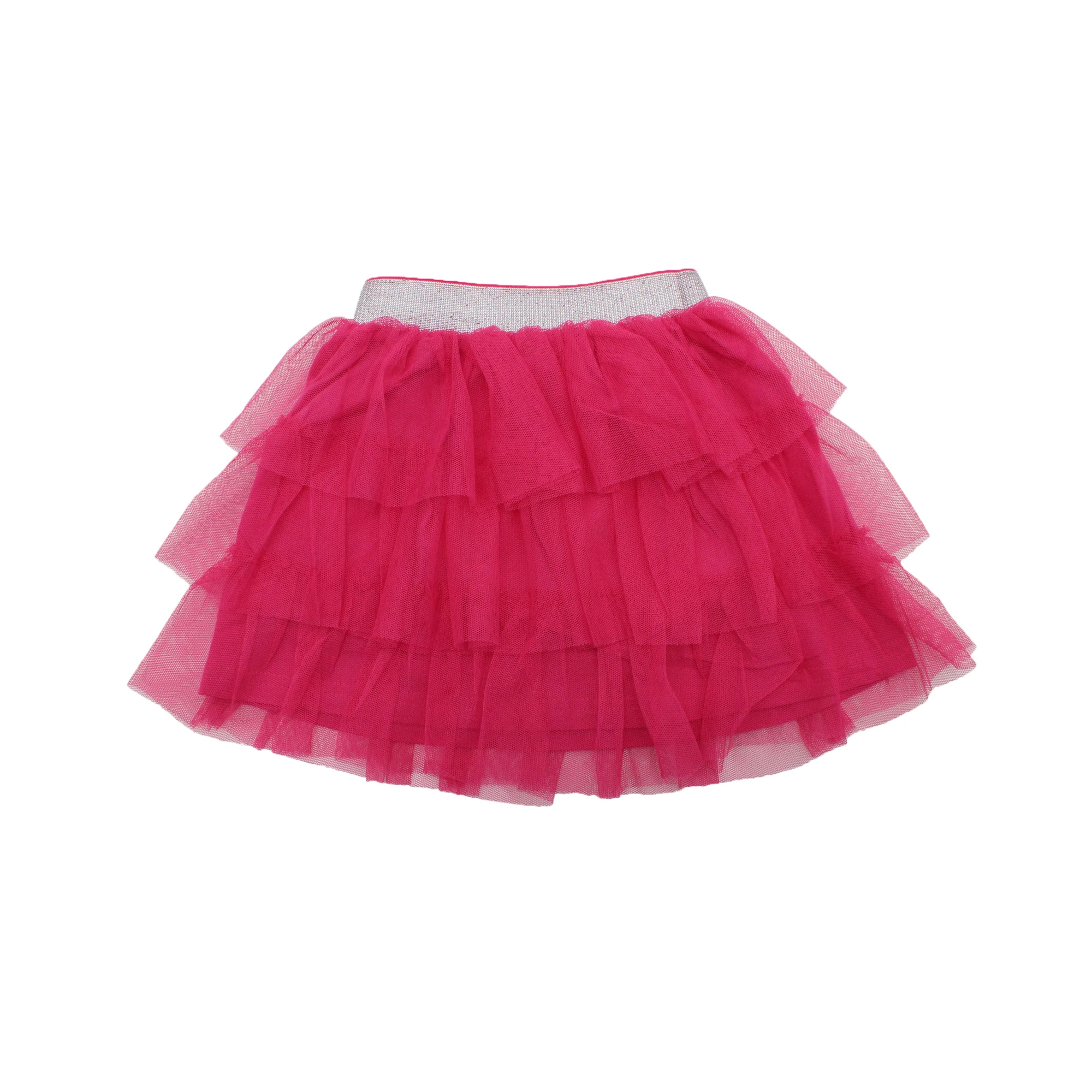
Soft stretch belt S/J lining with mesh tutu skirt for baby fashionable clothing girl infant clothes with wholesale price 
