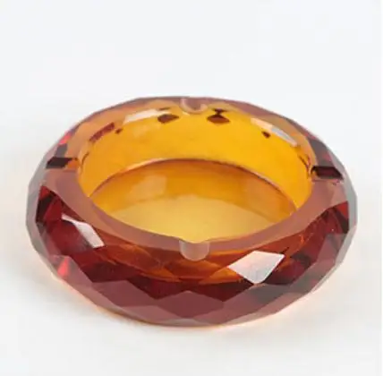 

Creative Colorful Glass Ashtray Crystal Ashtray, Clear