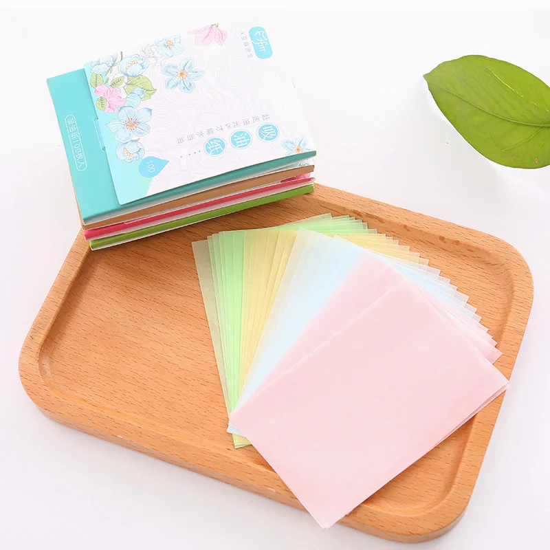 

Facial Oil Blotting Sheets Paper Cleansing Face Oil Control Absorbent paper towel makeup tools oil blotting paper for facial