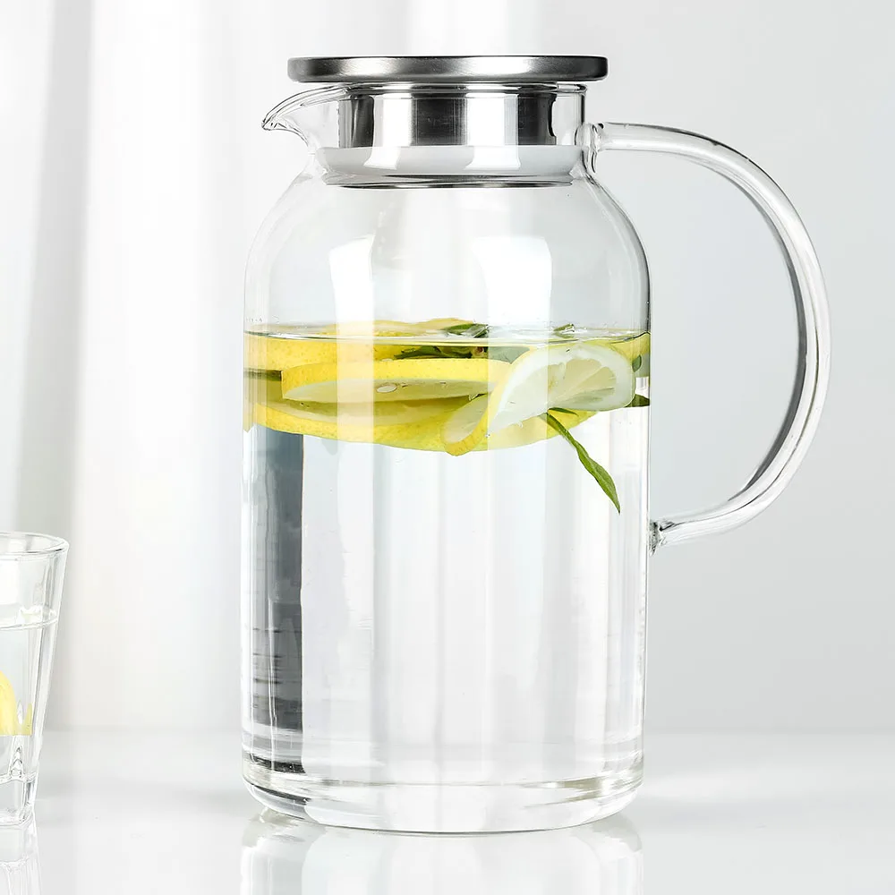 

High quality high borosilicate material glass jug glass milk jug