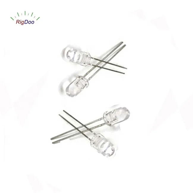 
Free Sample 70mA peak forward current 5mm bright white led diode 