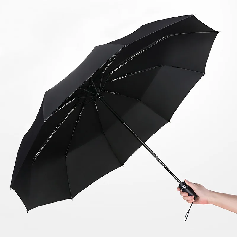 Warehouse Rain And Sun Custom Printed Automatic Umbrella For Promotion