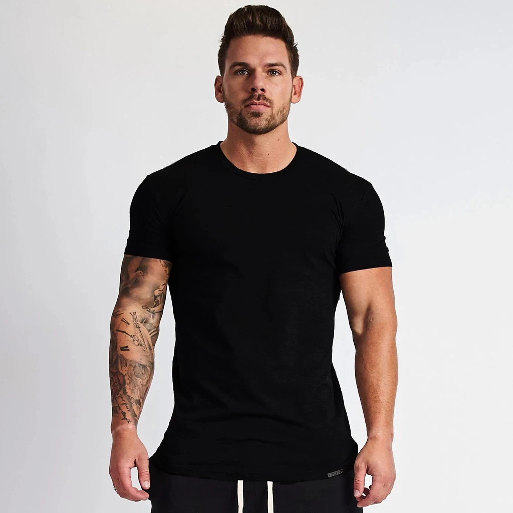 

Reduction Sale Summer Quick-Drying Running Fitness Leisure Brother Cotton Short Sleeve T Shirt, As picture