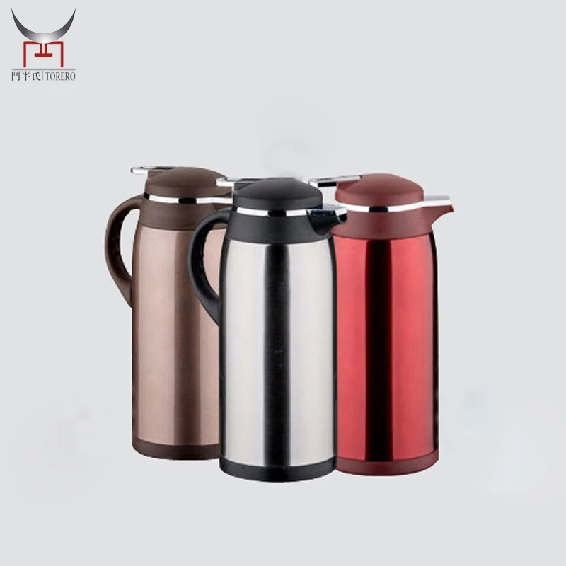 

Vacuum stainless steel coffee pots & carafes flask coffee pot insulated coffee thermos thermal water bottles outdoor with handle