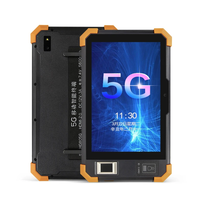 

Outdoor Waterproof 8inch Android Handheld Rugged PDA 3G+32G IP65 1D/2D Barcode RFID NFC Fingerprint GPS Handhelds Terminal