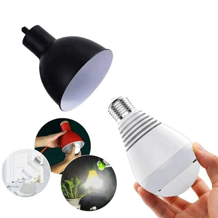 

Factory Bulk Price V380 Panoramic Led Light wireless E27 Bulb camera ip wifi