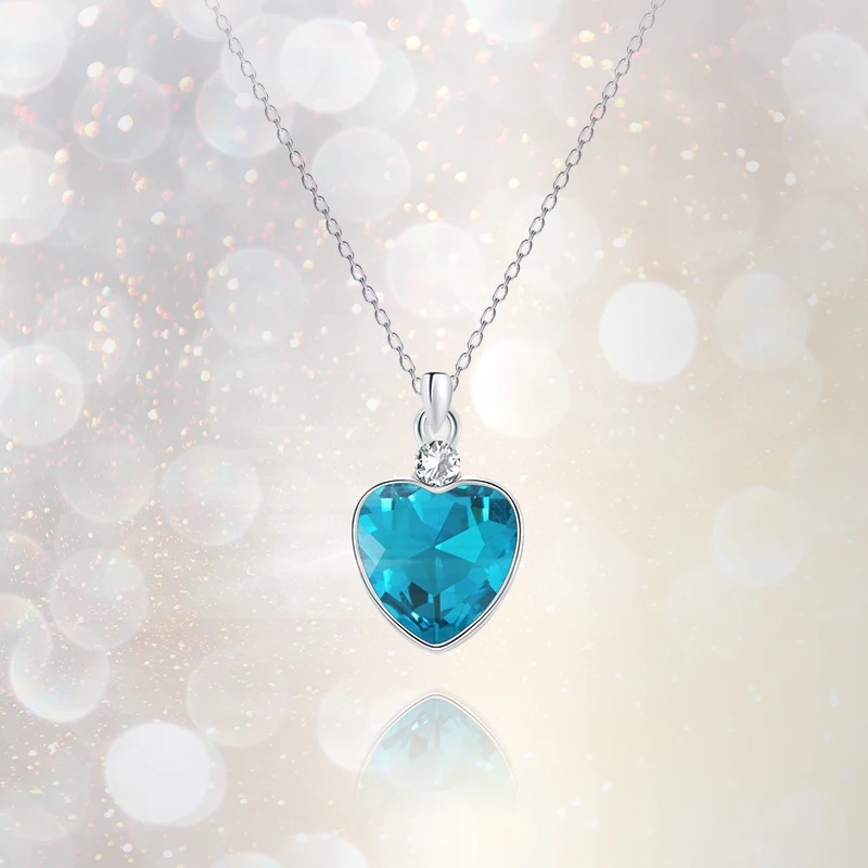 

Xichuan 14*20mm G019 Heart Alloy Pendant for Bracelet Necklace Garment, Crystal, emerald, aquamarine