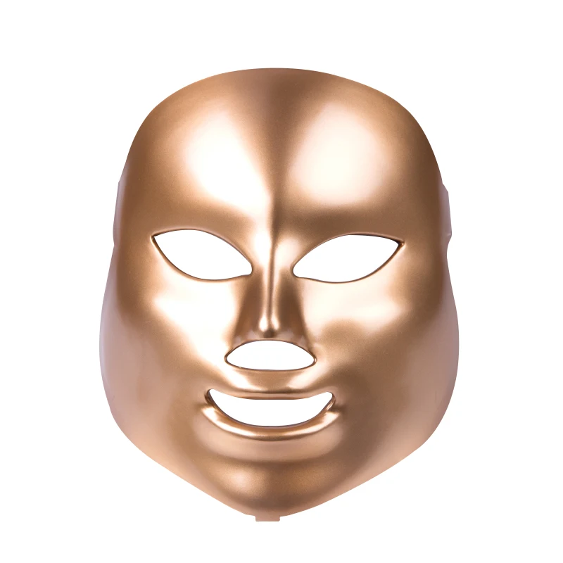 

Private LOGO Hot selling Moisturizing Colorful LED Photon Facial Beauty Gold Mask Cosmetic Apparatus For Skin care