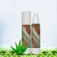

2020 amazon best selling foundation base 3-Color Spiral Aloe Icecream Silky Makeup Base Face Primer