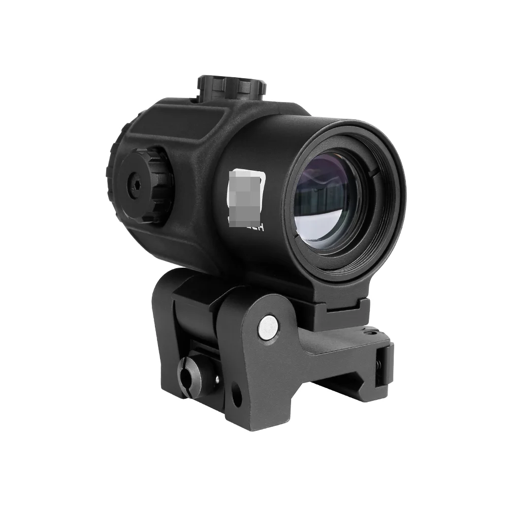 

Tactical G43 QD flip side mount 3x magnifier for outdoor hunting, Black