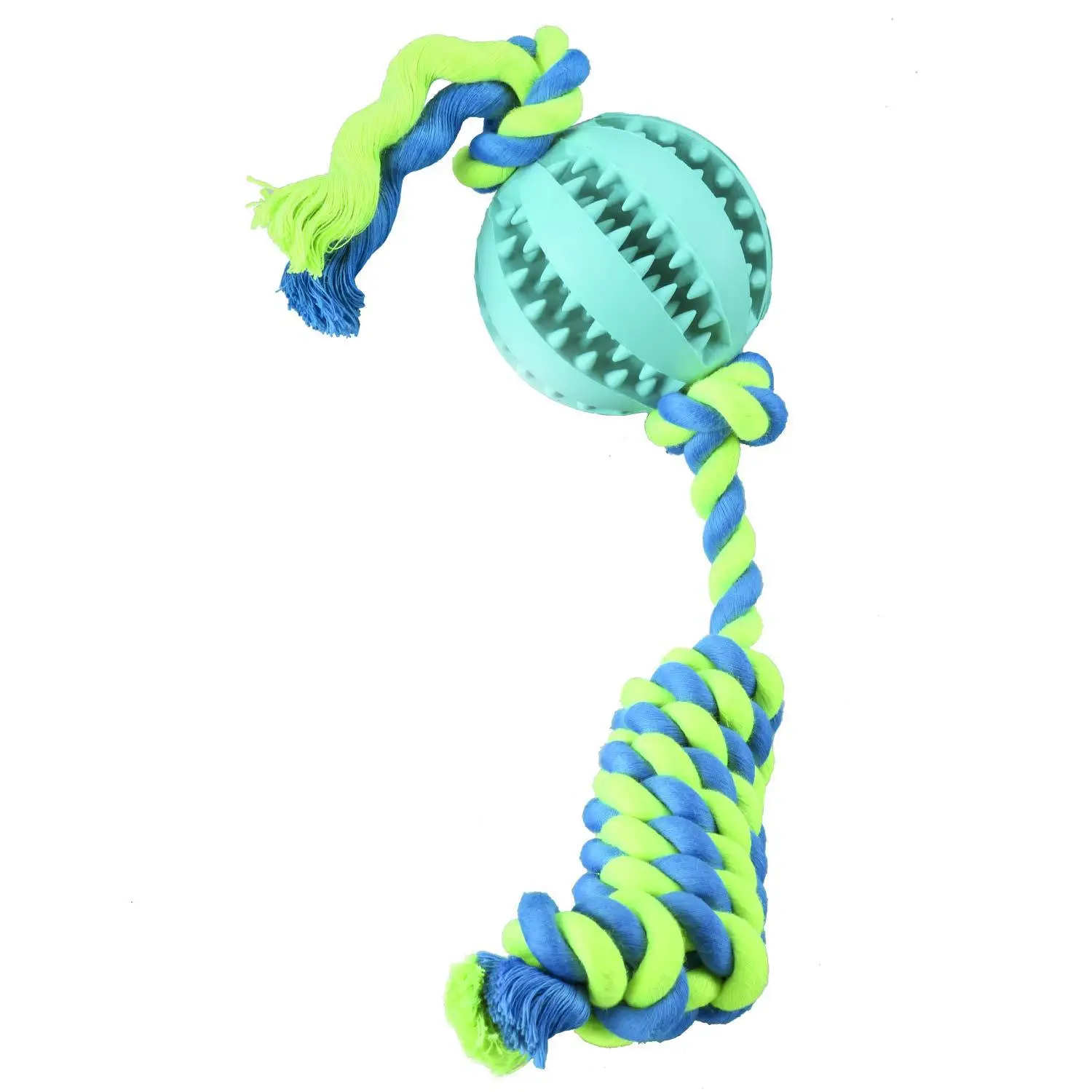 

Hot Selling New Molar Chew Bite Resistant Interactive Dog Rope Toy, Red,green