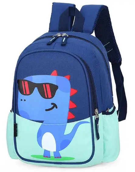 

2021 Custom Logo Waterproof School Bags Cute Kids Nylon Dinosaur mini backpack