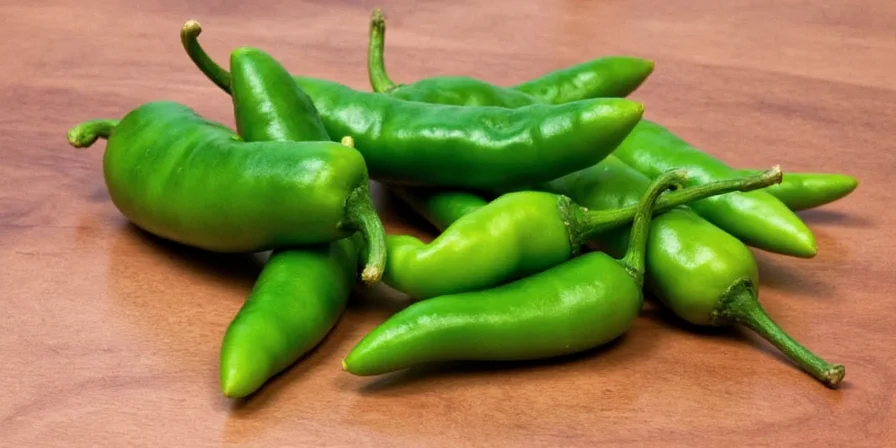 A cartoon-style infographic with fun facts about serrano peppers