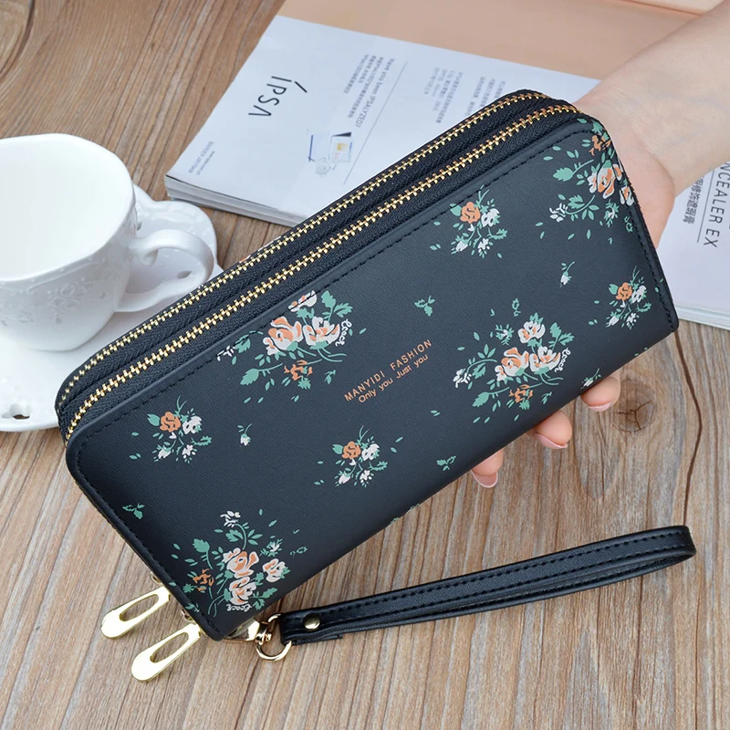 

Wholesale Fashion Leather Lady Wallet New Korean Envelope Coin Purse Big Carteras De Mujer, Customized color