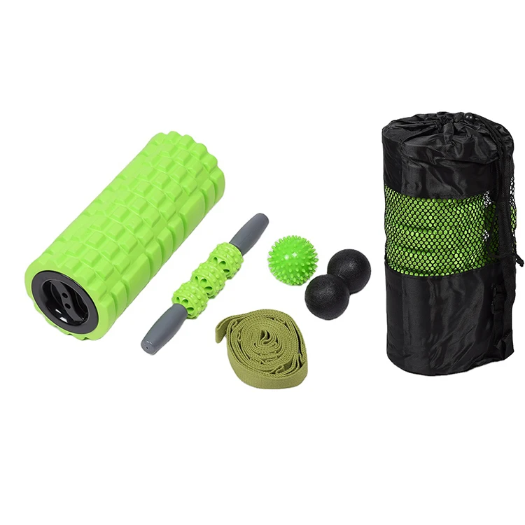 

Ship From US 5 IN 1 Massage Foam Muscle Roller Set For Yoga Deep Tissue Massage