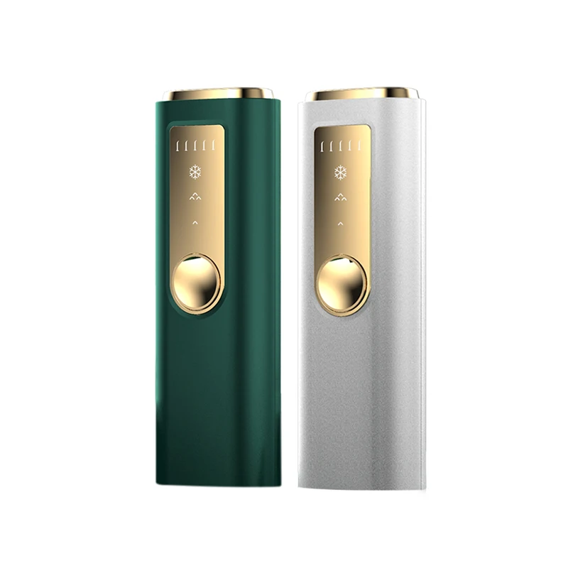 

Freezing Point Laser Hair Removal Equipment Permanent Special IPL Hair Removal Device LCD Display Bikini Ipl Laser Hair Removal, White/green