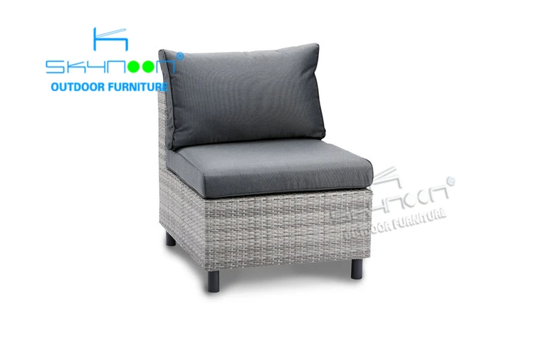 Simple Comfortable Middle Rattan Wicker Sofa Lounge Hotsale Outdoor