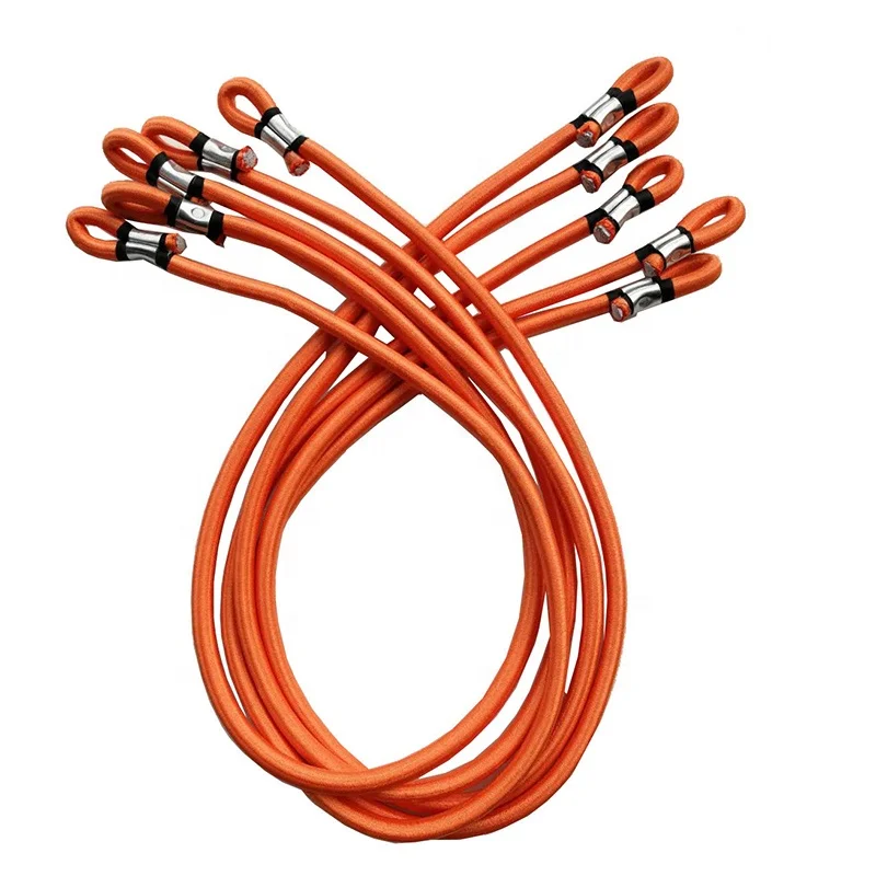 

Heavy Duty Colored Trampoline Bungee Cord With Hook, Orange or others
