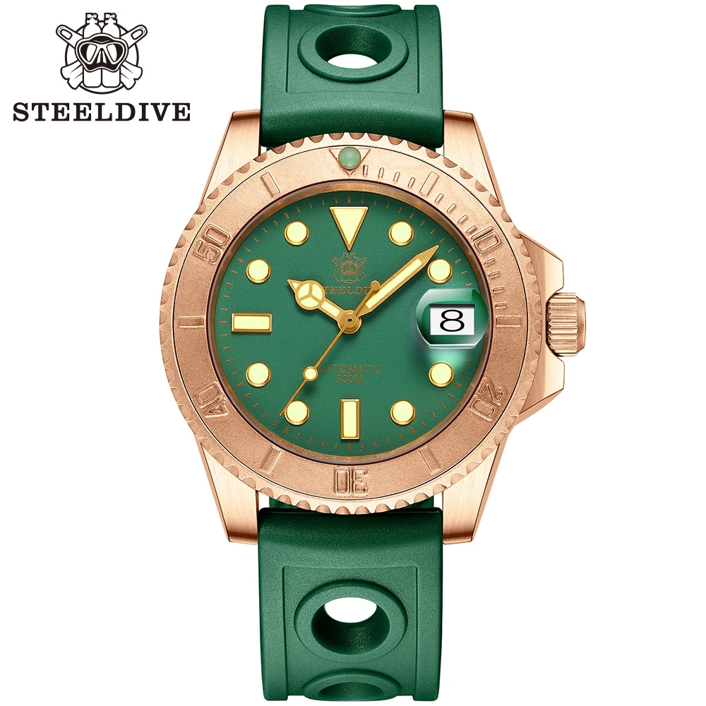 

New Arrival! SD1953S STEELDIVE OEM 20ATM With Date NH35 Bronze Mens Diving Watch