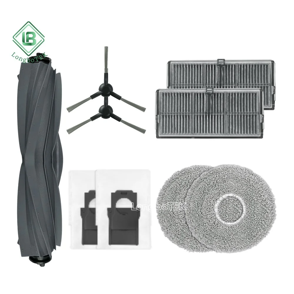 Dreame Brosse latérale*2 pour Dreame L20 Ultra/L20 Ultra Complete/L10s pro/L10s Pro Ultra/D9 Plus Black/L10s Pro Gen 2/L10s plus/X30 Ultra/L10s Ultra Gen 2/L40 Ultra AE/D20 Ultra/D20/L10s Pro Gen 3